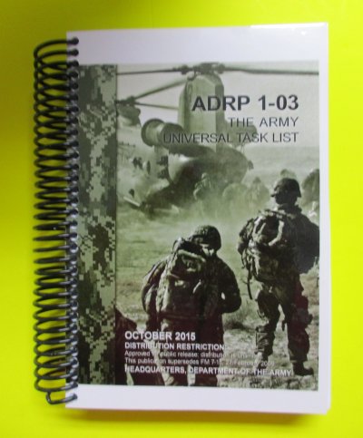 ADRP 1-03 The Army Universal Task List - 2015 - BIG size